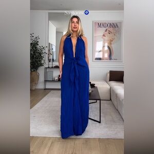 ZARA ZW COLLECTION LONG LINEN DRESS